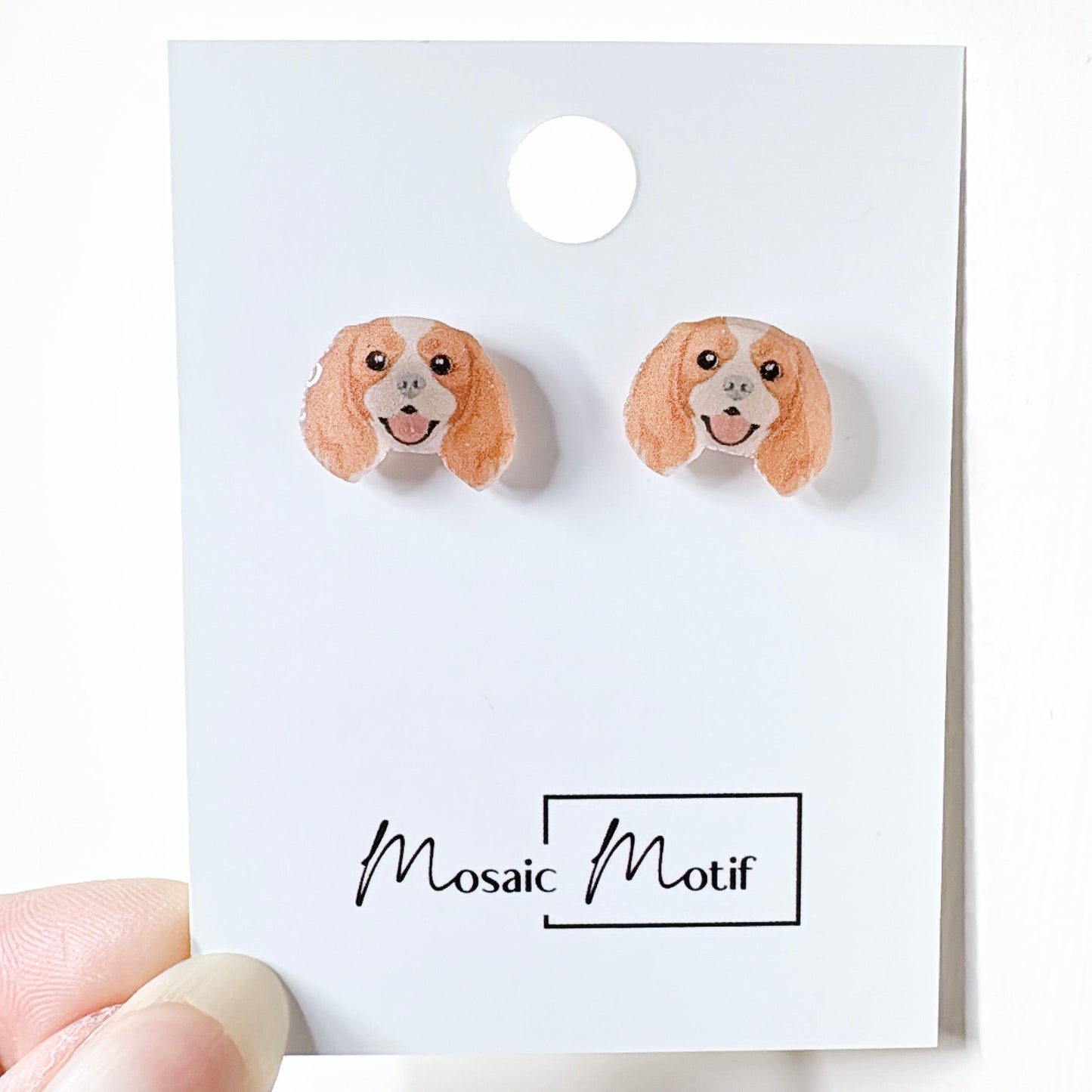 (🐾) Earrings stud - dog earrings (multiple style)