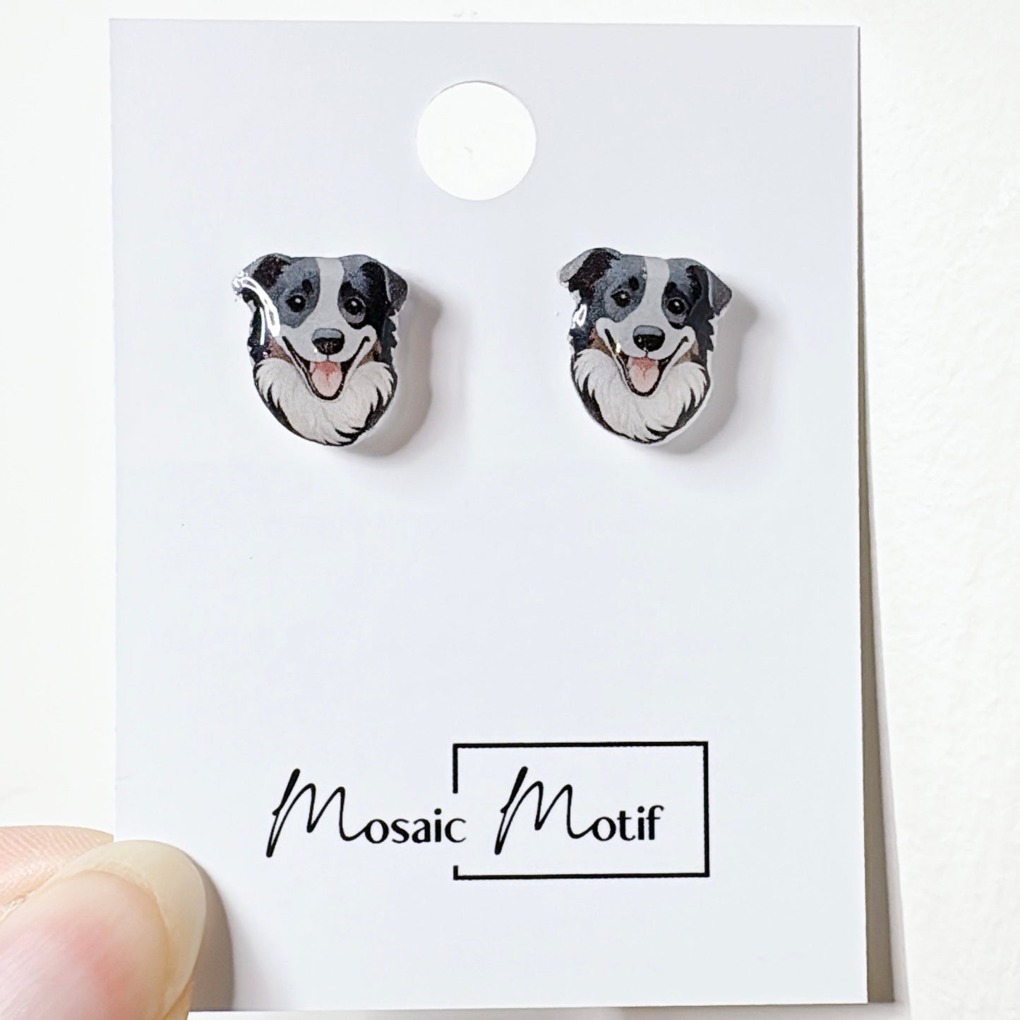 (🐾) Earrings stud - dog earrings (multiple style)