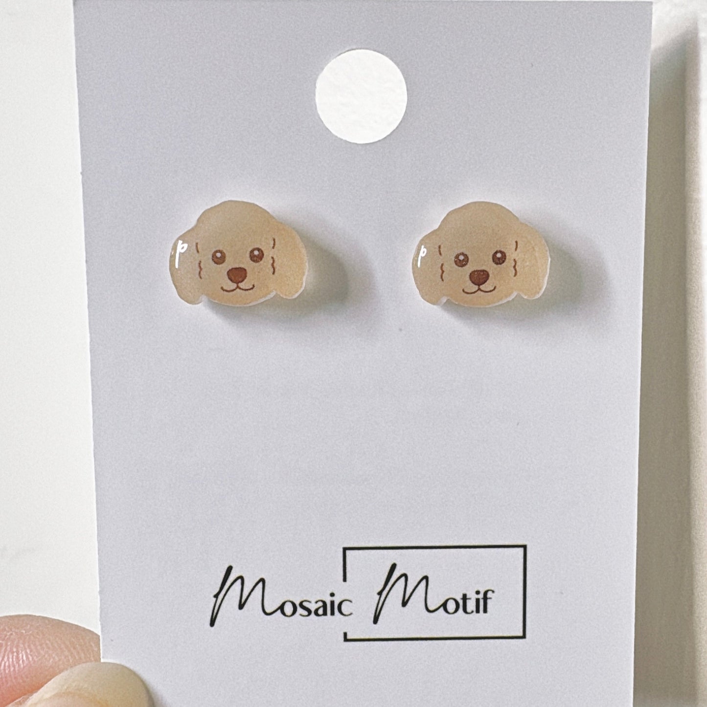 (🐾) Earrings stud - dog earrings (multiple style)