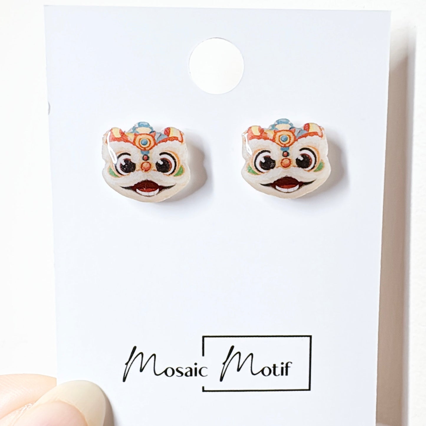 CNY - Lion earrings